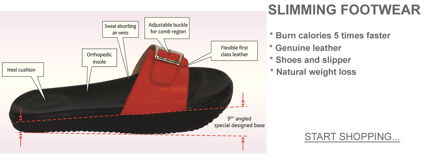 Sliimming Footwear