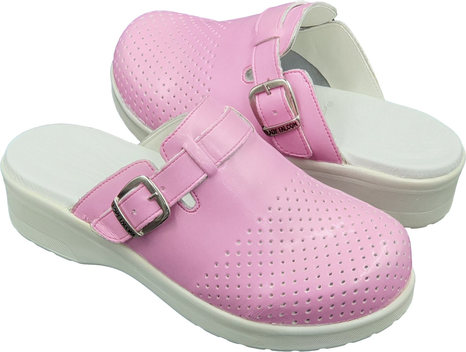 leather nursing clogs