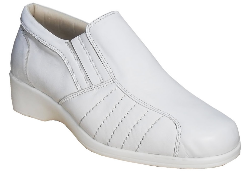Diabetic Shoes For Orthopedic Shoes White Athletic White Lace-Up